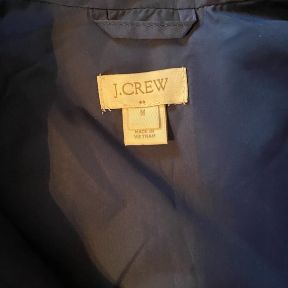 J Crew blue puffer vest, Size M - Picture 2 of 3